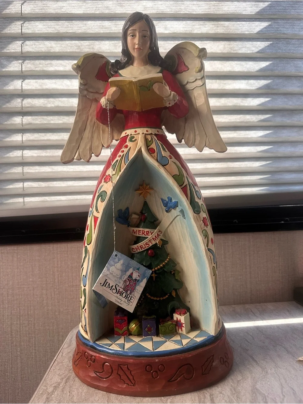 Jim Shore Celeste Angel Figurine 18in Holiday Living 2012 Folk Art Garden Porch